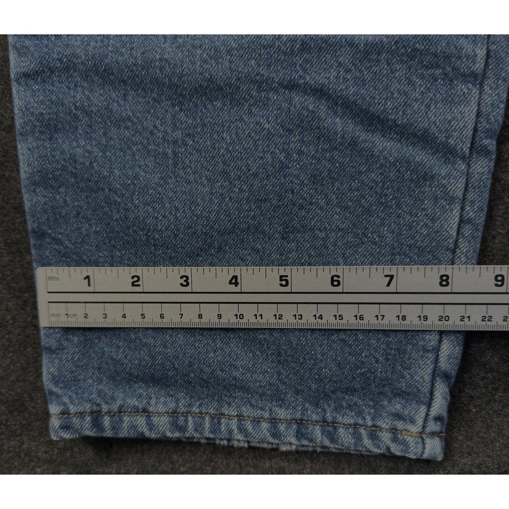 LL Bean Women's Fleece Lined Double L Relaxed Fit Jeans Size 18P - Picture 9 of 12
